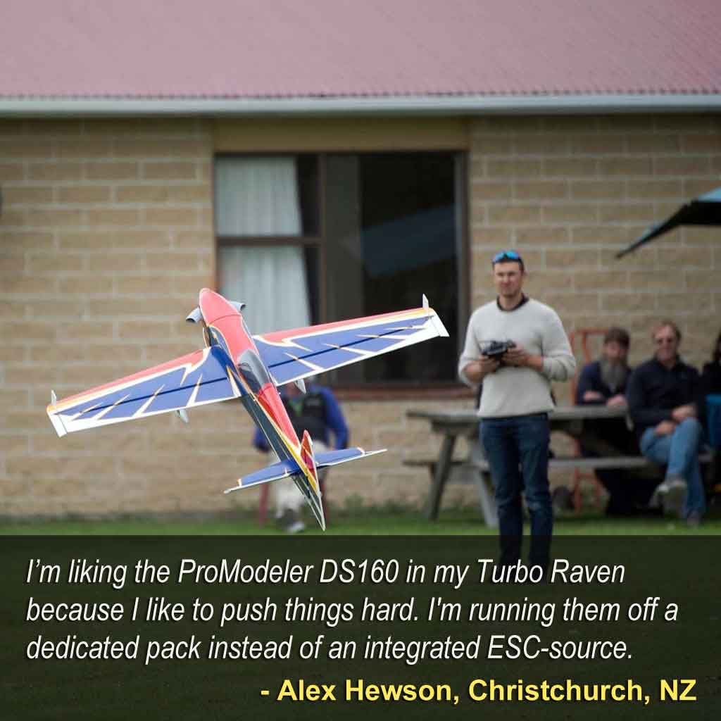 Alex Hewson's Turbo Raven with ProModeler DS160 servos