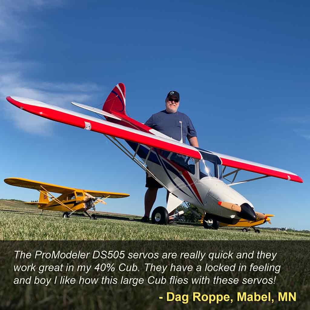 Dag Roppe's 40-percent with ProModeler DS505 servos