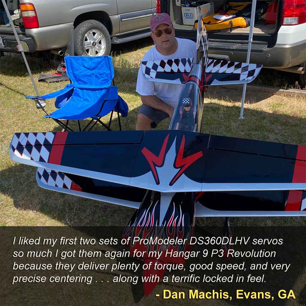 Dan Machis' P3 Revolution with PRO MODELER DS360 servos